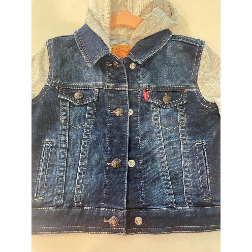 Toddler Levi Strauss Jean Hooded Jacket